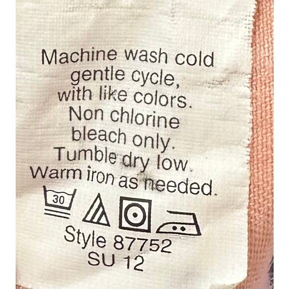 2/$30 J. Crew Broken-In Chino Sailboat Shorts Peach Embroidered Size 2 - Picture 8 of 9